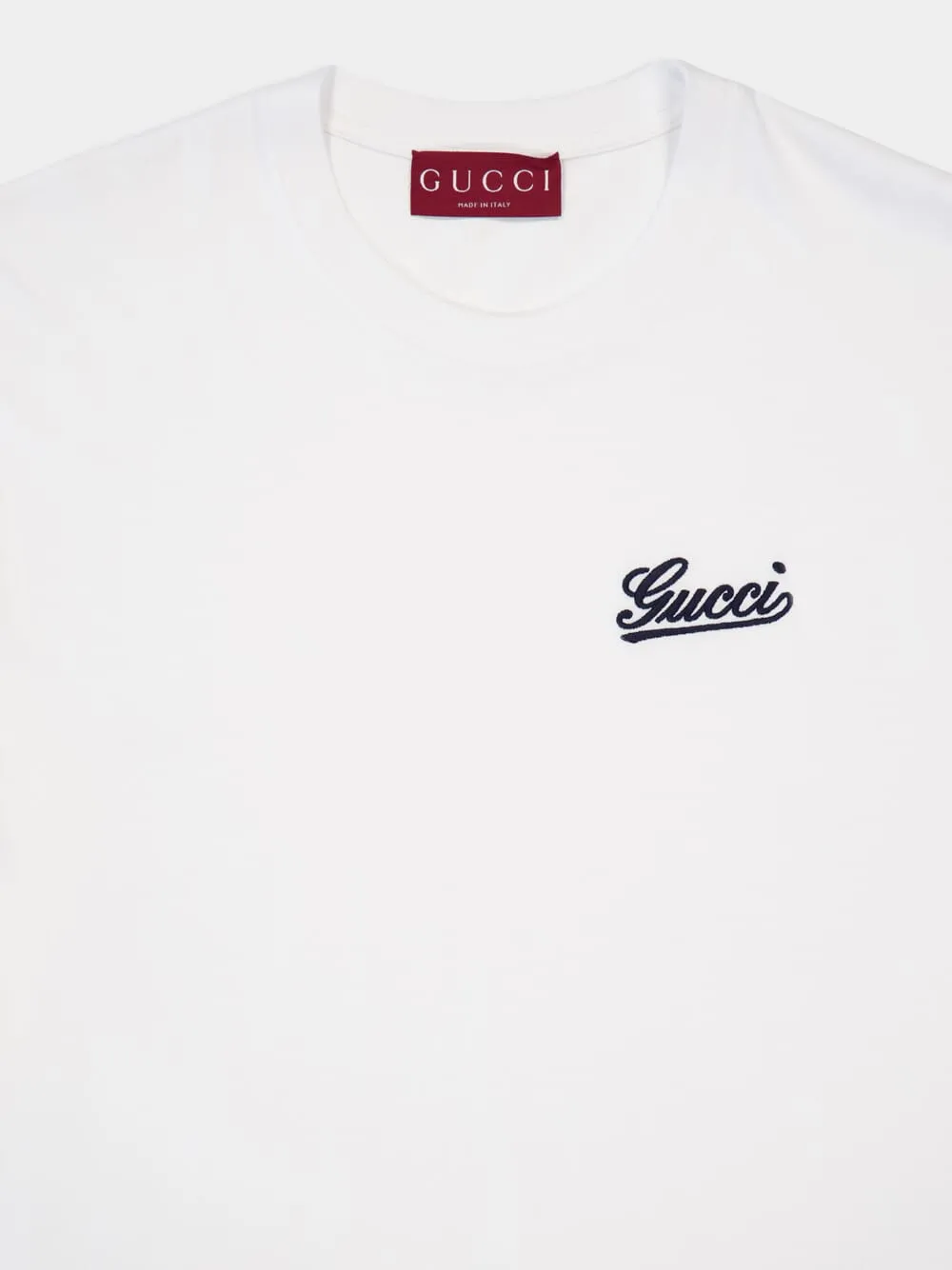 White Cotton Jersey T-Shirt