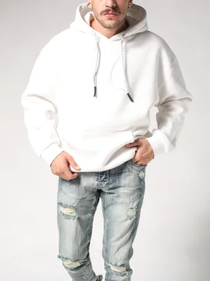 White Oversize Hoodie