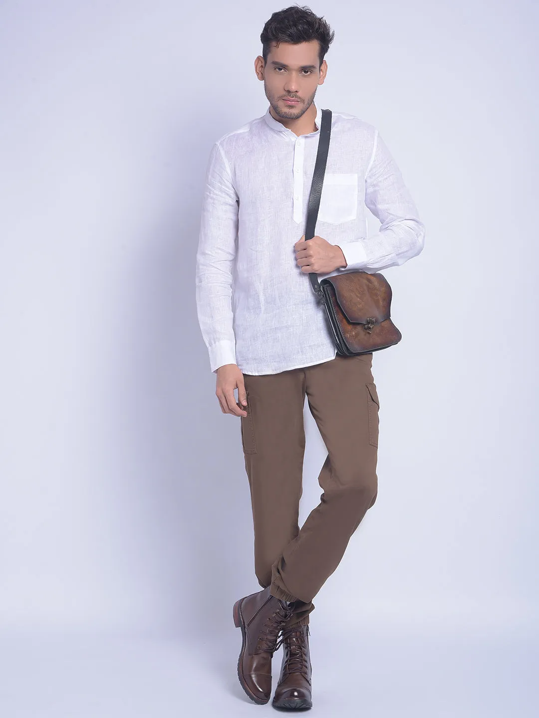 White Printed Shirt