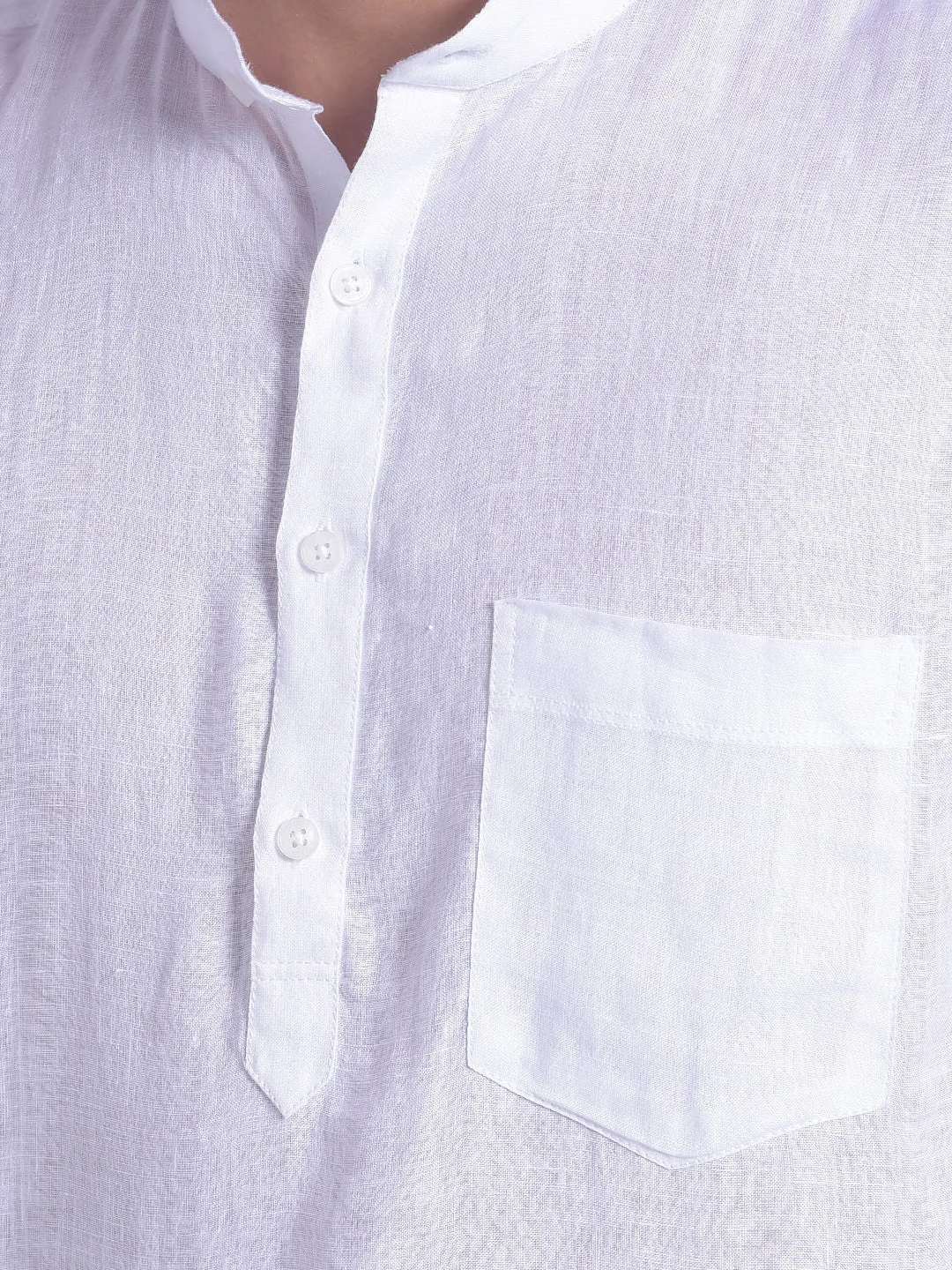 White Printed Shirt