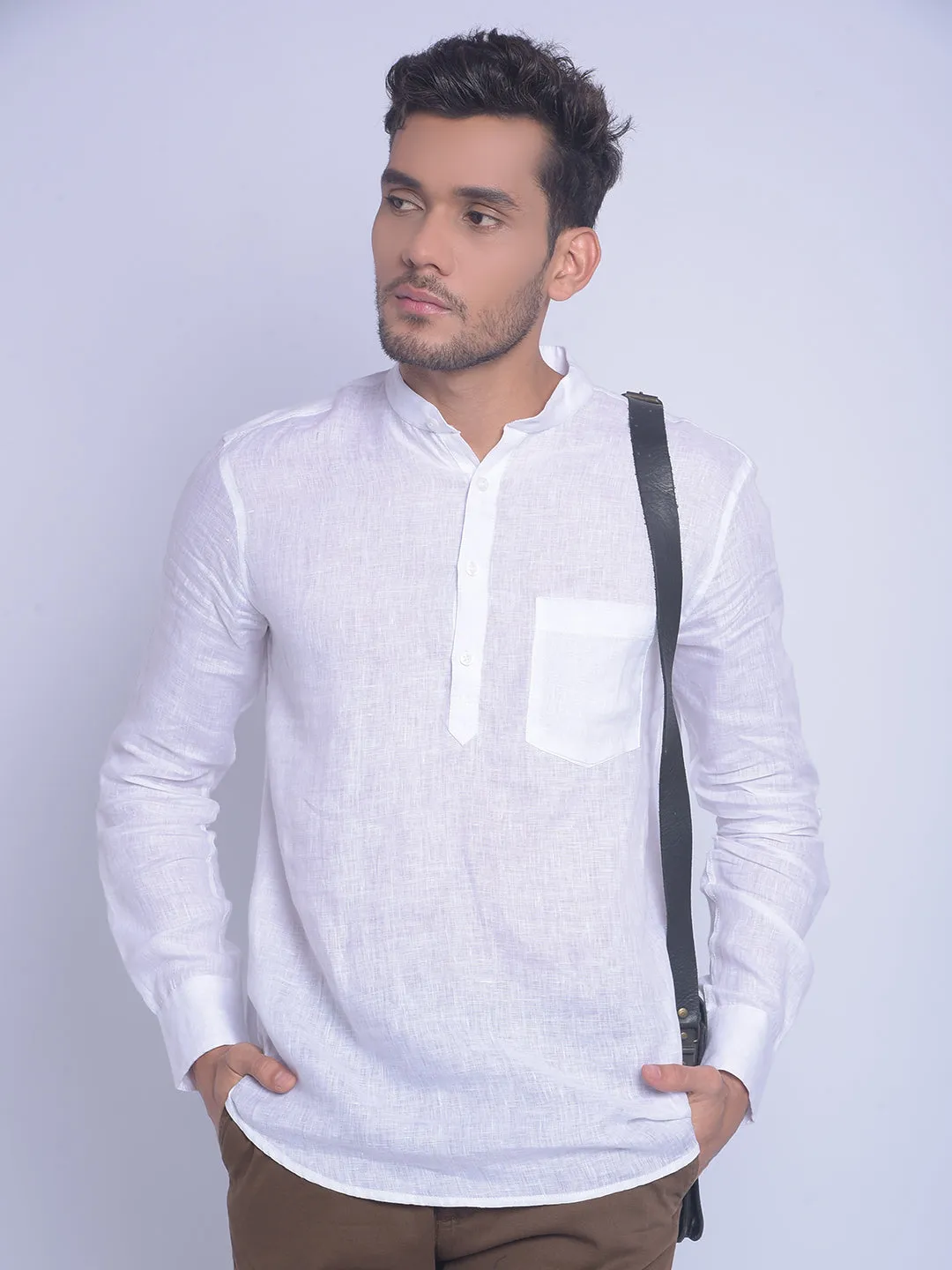 White Printed Shirt