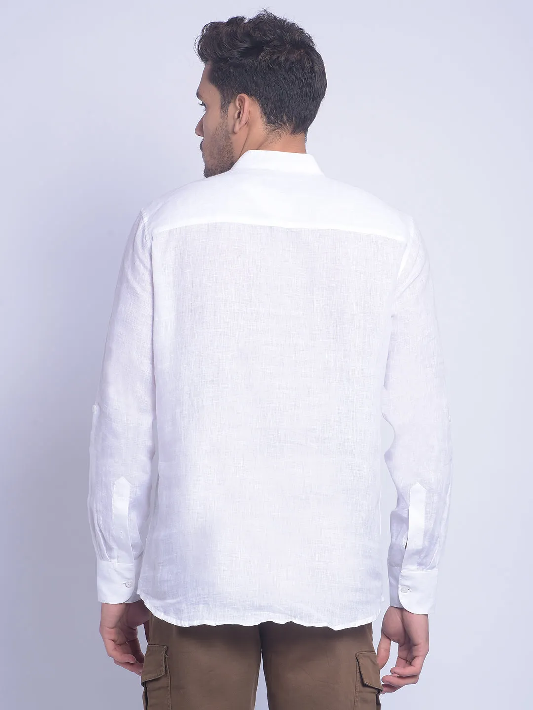 White Printed Shirt
