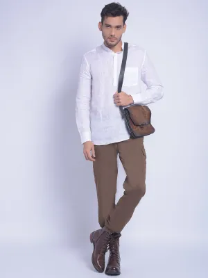 White Printed Shirt