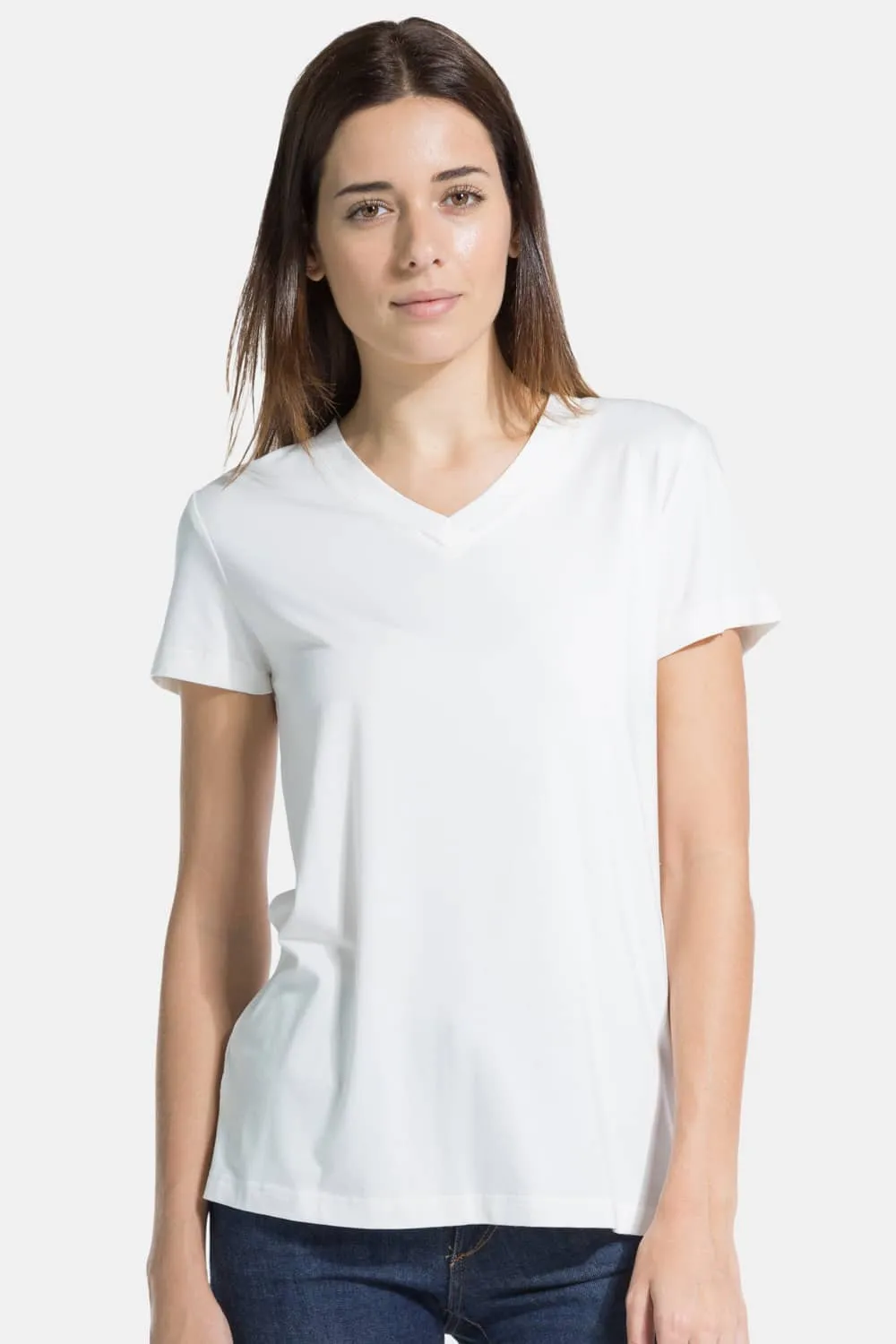 Women's Relaxed EcoFabric™ V-Neck Tee - OUTLET - FINAL SALE