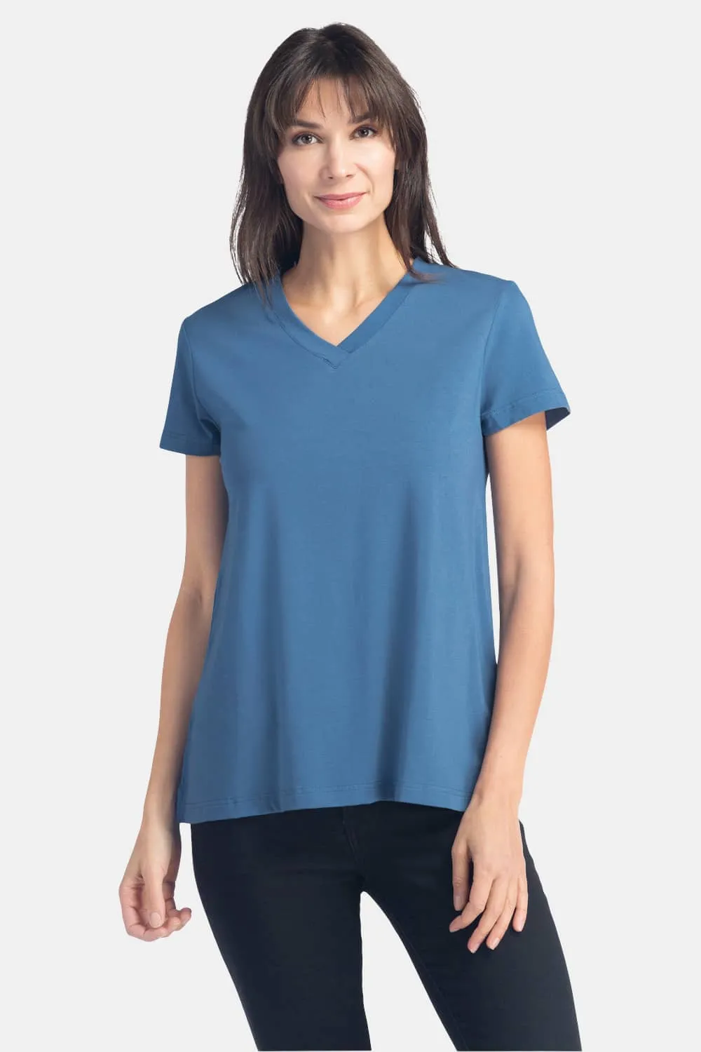 Women's Relaxed EcoFabric™ V-Neck Tee - OUTLET - FINAL SALE