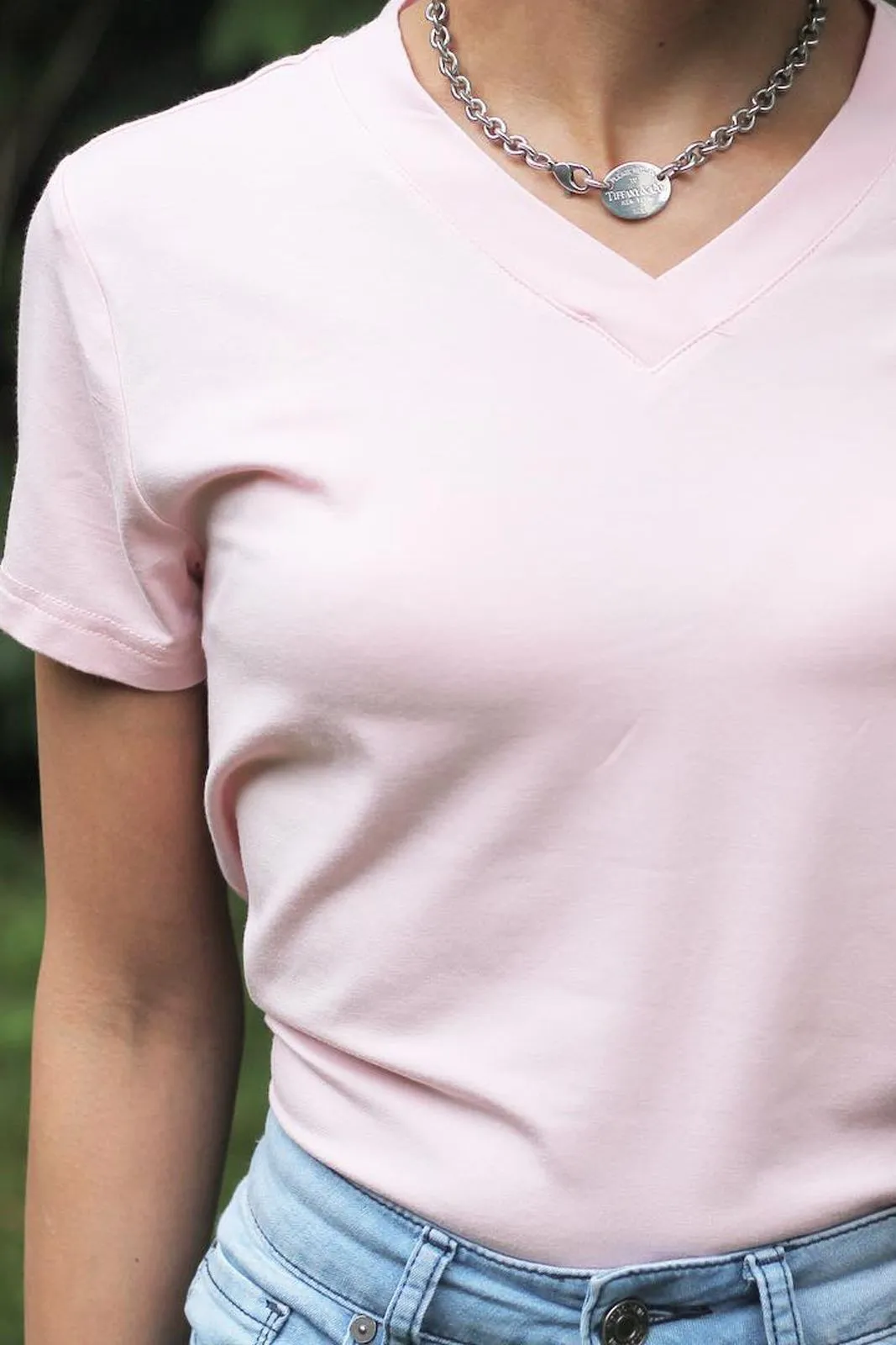 Women's Relaxed EcoFabric™ V-Neck Tee - OUTLET - FINAL SALE