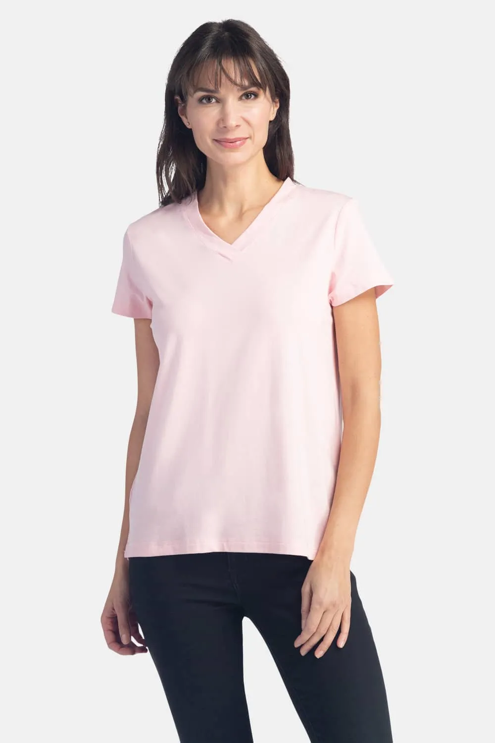 Women's Relaxed EcoFabric™ V-Neck Tee - OUTLET - FINAL SALE