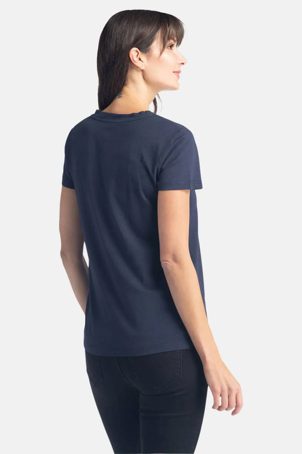 Women's Relaxed EcoFabric™ V-Neck Tee - OUTLET - FINAL SALE