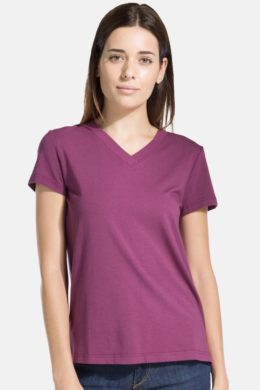 Women's Relaxed EcoFabric™ V-Neck Tee - OUTLET - FINAL SALE
