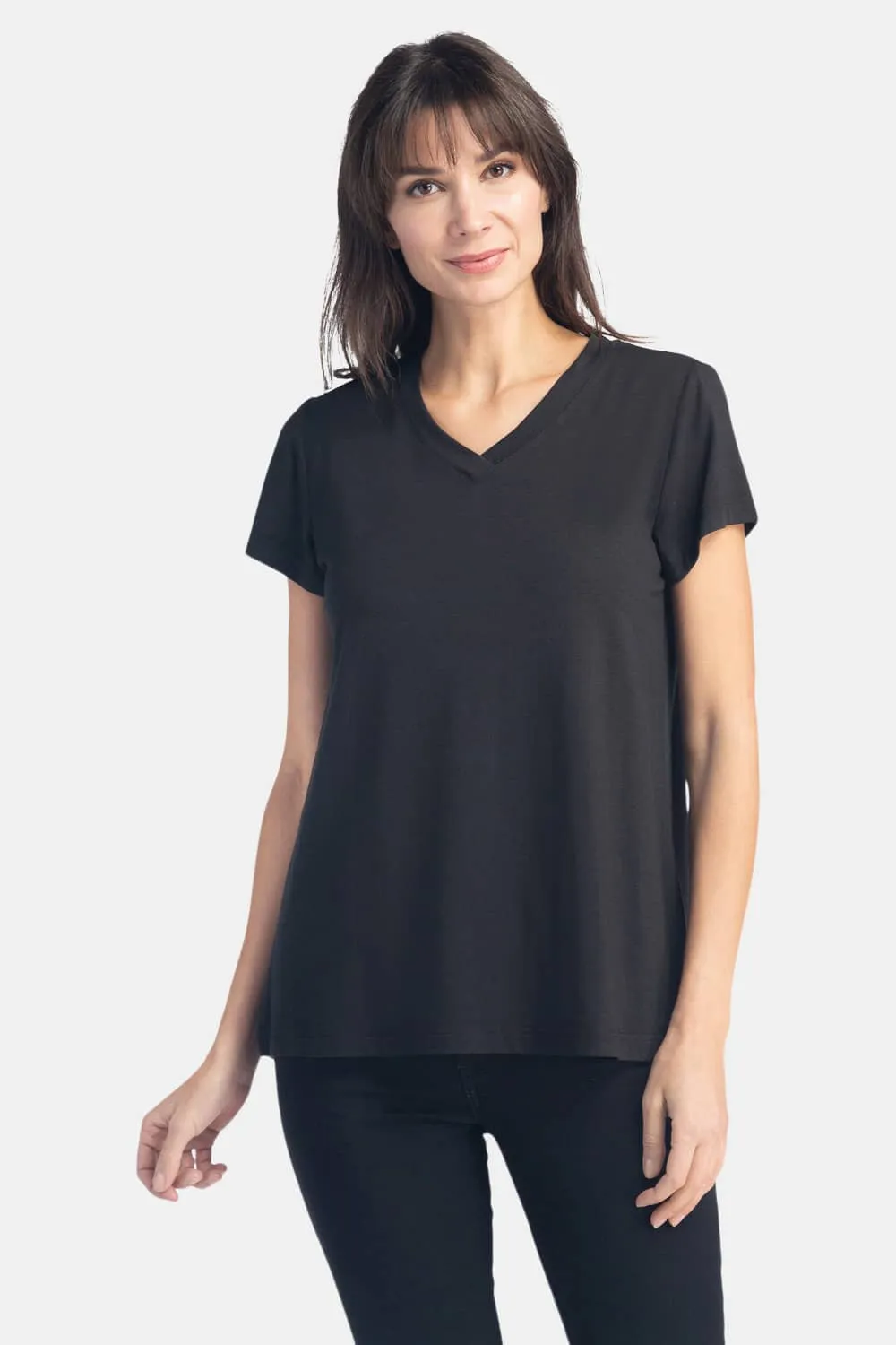 Women's Relaxed EcoFabric™ V-Neck Tee - OUTLET - FINAL SALE