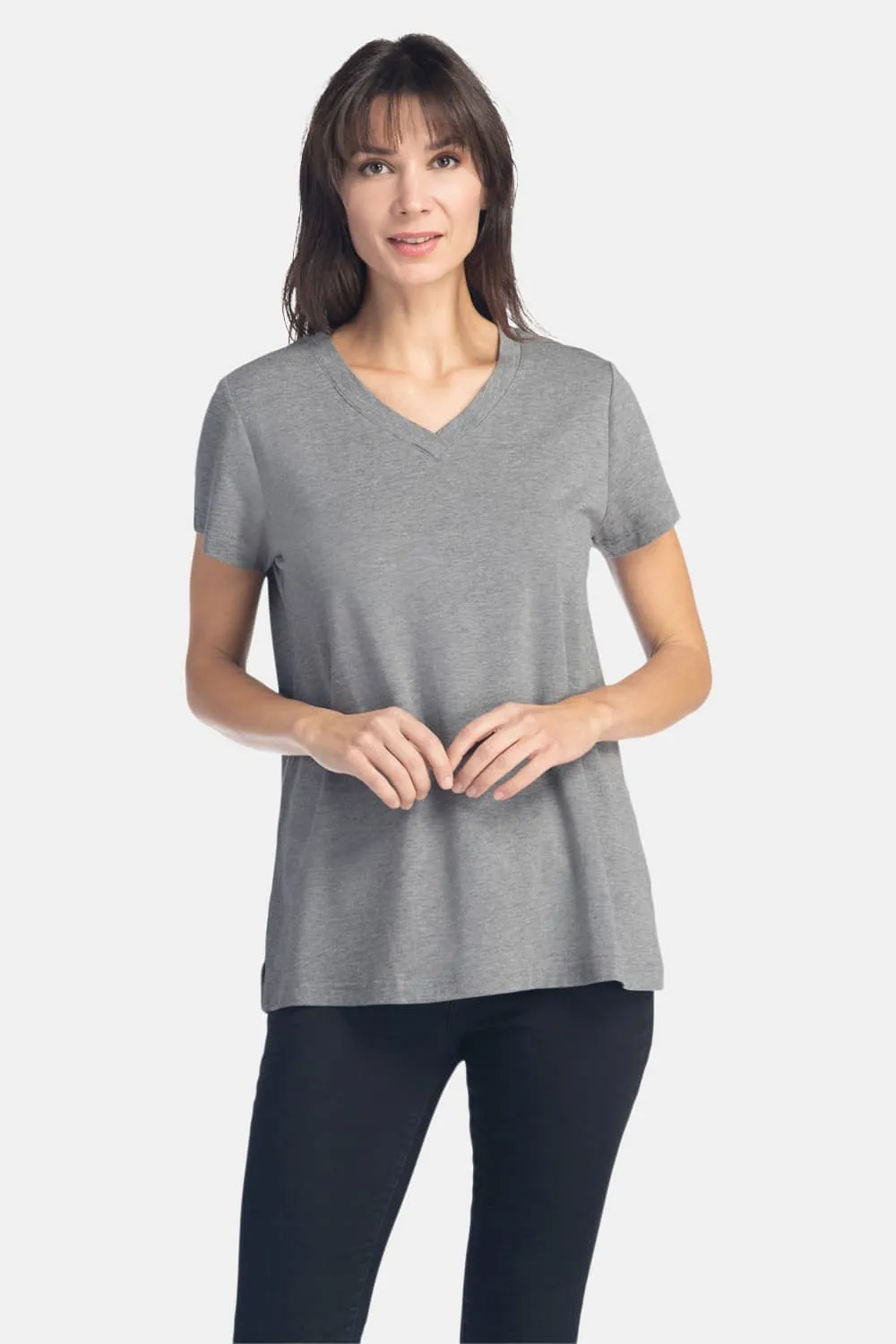 Women's Relaxed EcoFabric™ V-Neck Tee - OUTLET - FINAL SALE