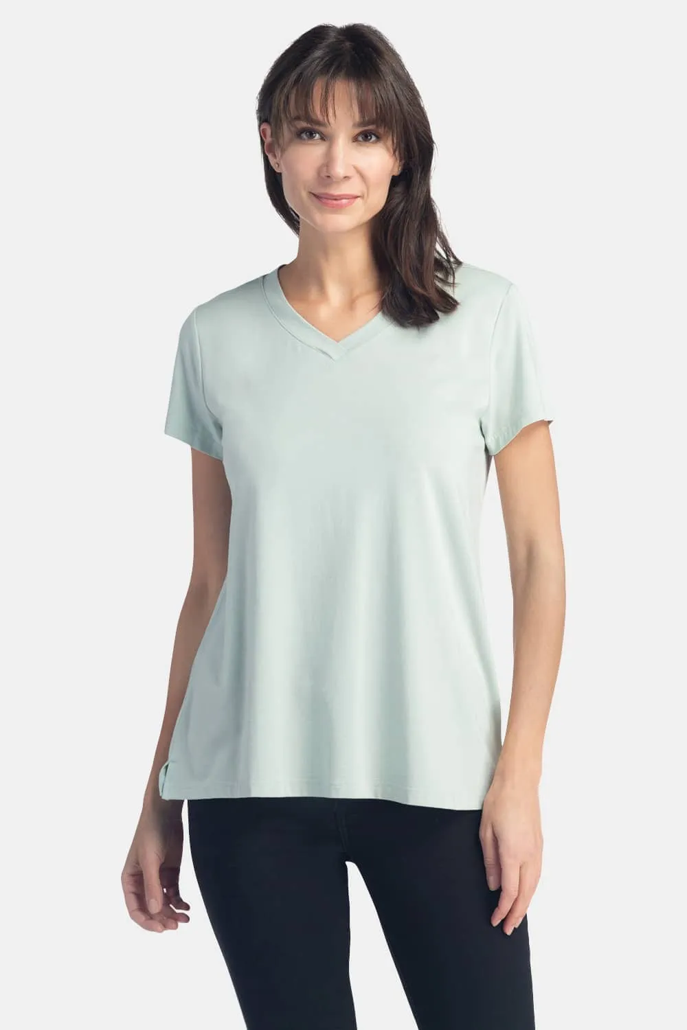 Women's Relaxed EcoFabric™ V-Neck Tee - OUTLET - FINAL SALE