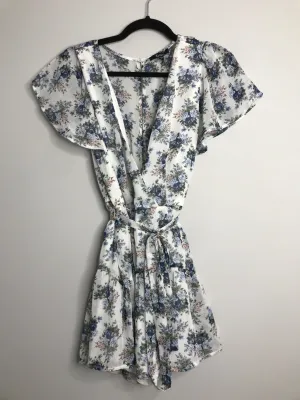 Womens Size Sm Misses Blue Trixxi Romper