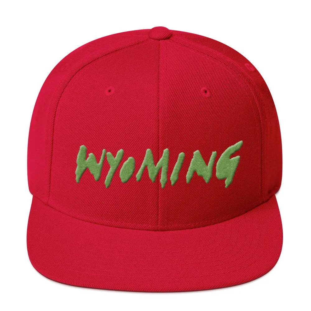 Wyoming Merch Snapback Hat