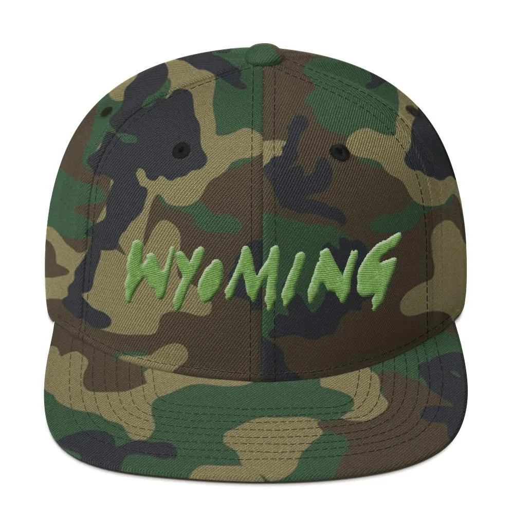 Wyoming Merch Snapback Hat