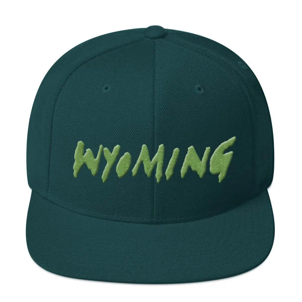 Wyoming Merch Snapback Hat
