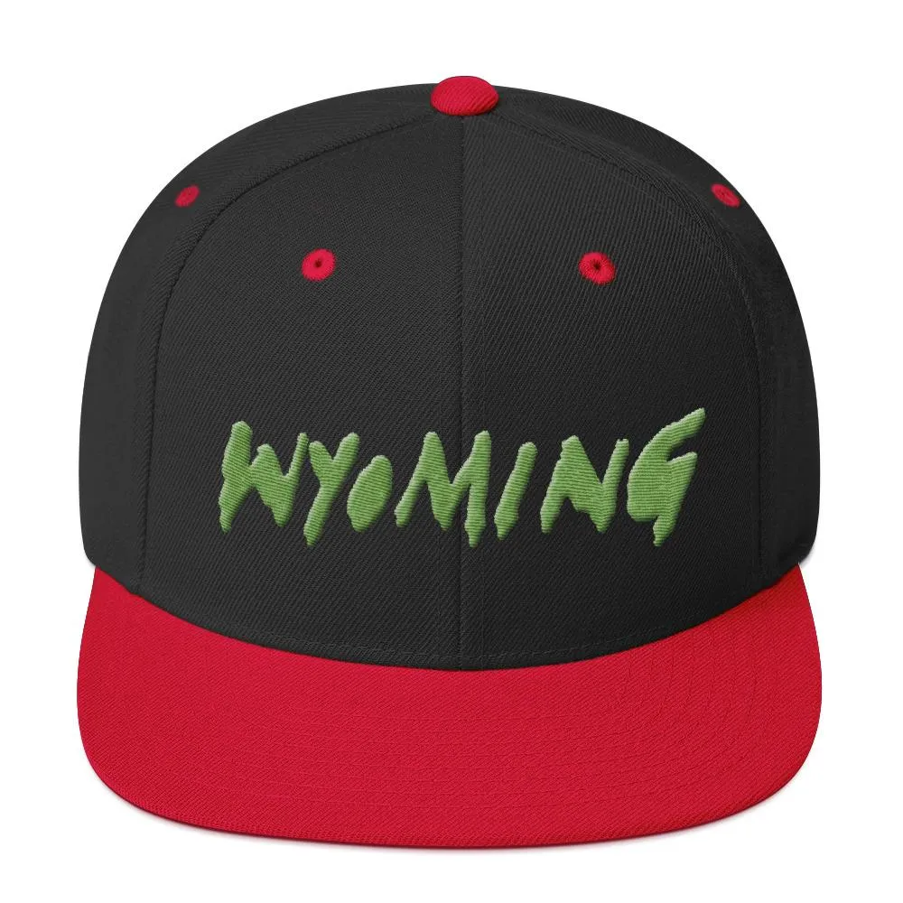 Wyoming Merch Snapback Hat