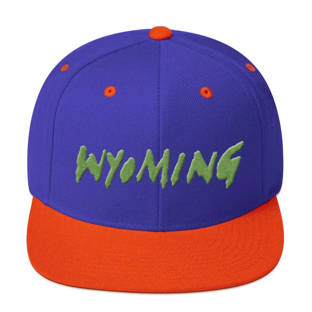 Wyoming Merch Snapback Hat