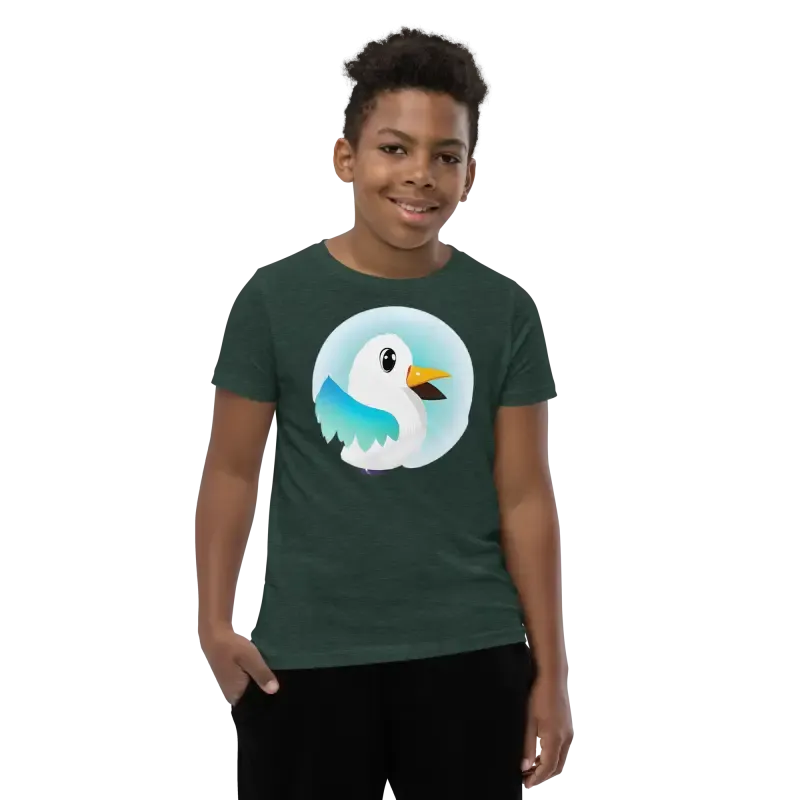 Youth Short Sleeve Trendsetter Feather Tee